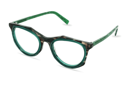 Eydology Aiden Clear Green Glasses 2