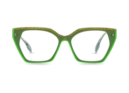 Eydology Aila Green Glasses 1