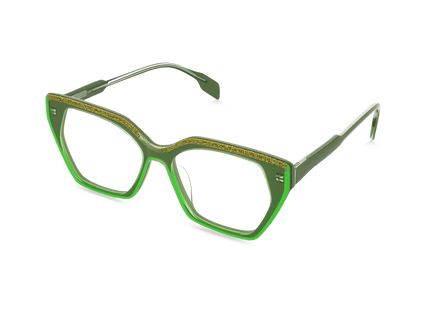 Eydology Aila Green Glasses 2