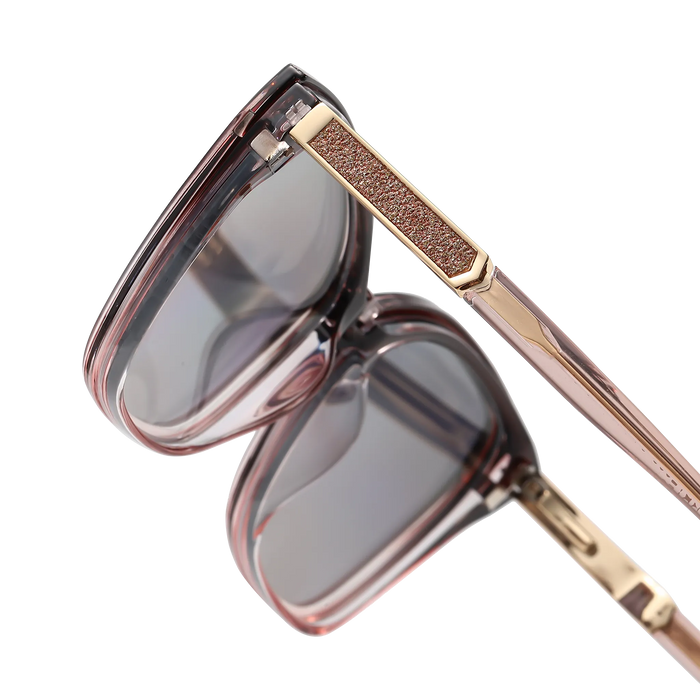 Eydology Ainsley  Burgundy to Rose Pink Gradient / Polarized Grey Lens 5