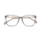 Eydology Alanna Transparent Grey Glasses 1