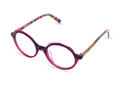 Eydology Alaya Plum Glasses 2