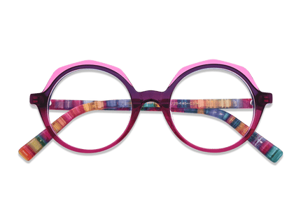 Eydology Alaya Plum Glasses 3