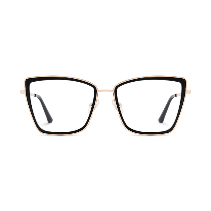 Eydology Alayna Black Women's Cat Eye Glasses 2