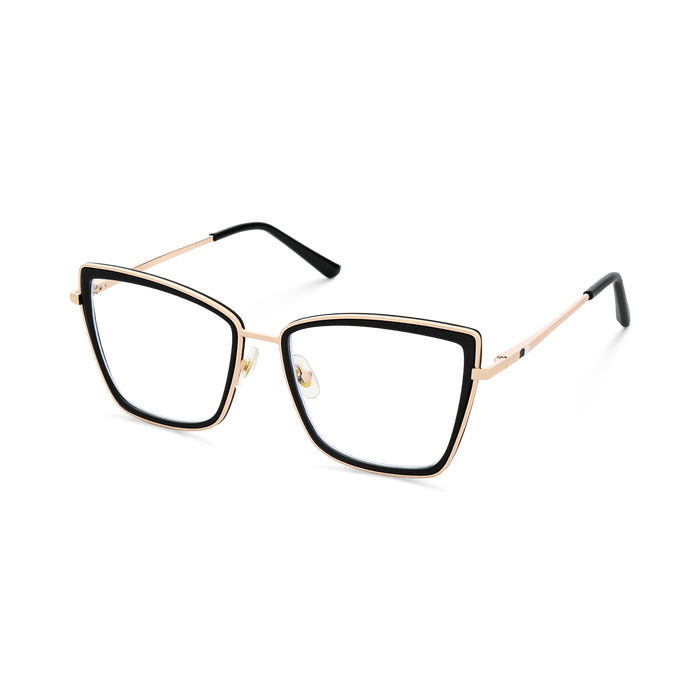 Eydology Alayna Black Women's Cat Eye Glasses 3