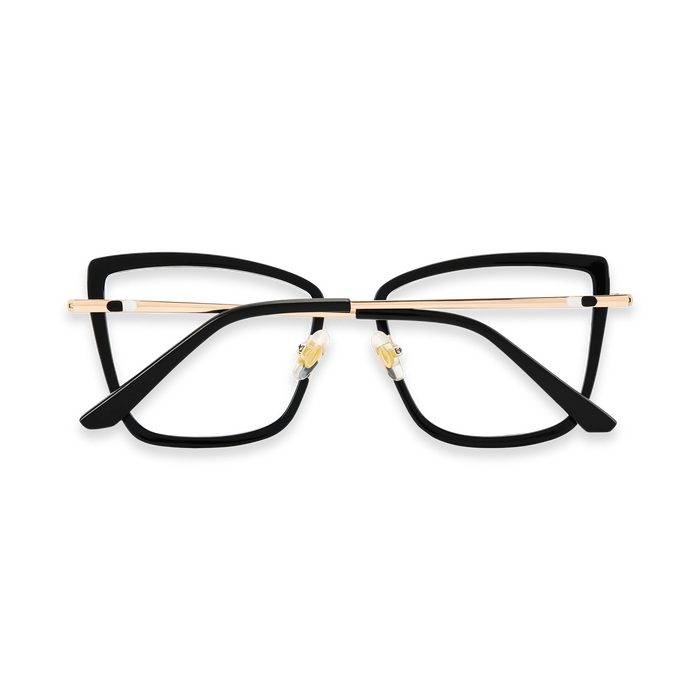 Eydology Alayna Black Women's Cat Eye Glasses 5
