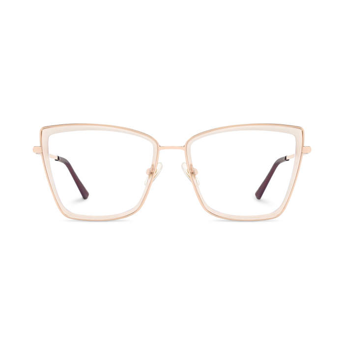 Eydology Alayna Champagne Women's Cat Eye Glasses 2