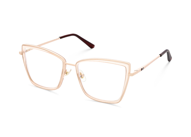 Eydology Alayna Champagne Women's Cat Eye Glasses 3