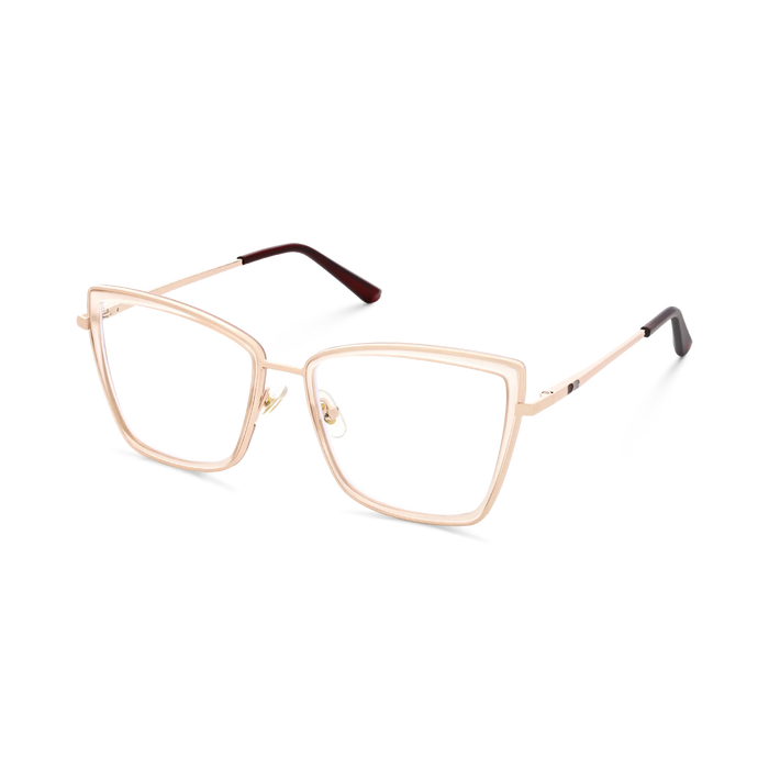 Eydology Alayna Champagne Women's Cat Eye Glasses 3