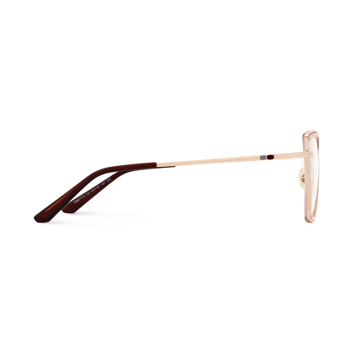 Eydology Alayna Champagne Women's Cat Eye Glasses 4