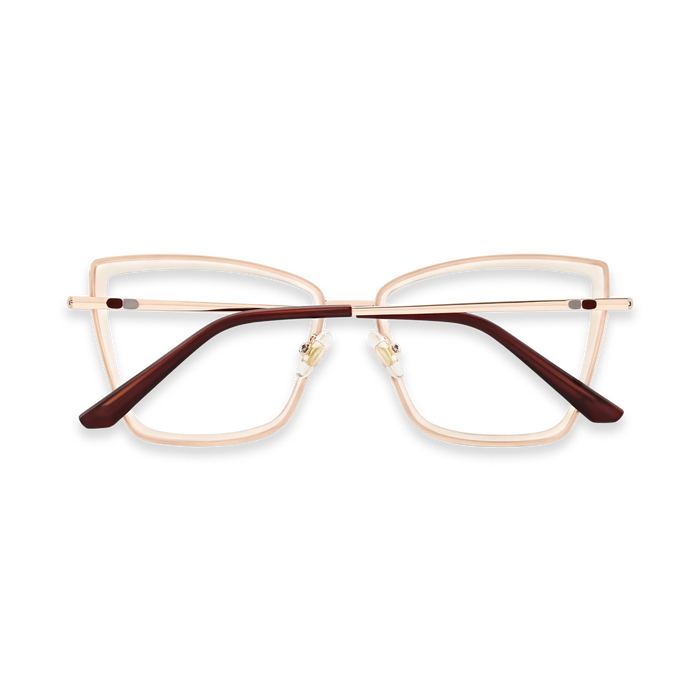 Eydology Alayna Champagne Women's Cat Eye Glasses 5
