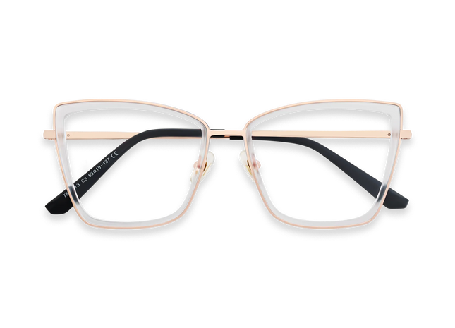Eydology Alayna Grey Women's Cat Eye Glasses 1