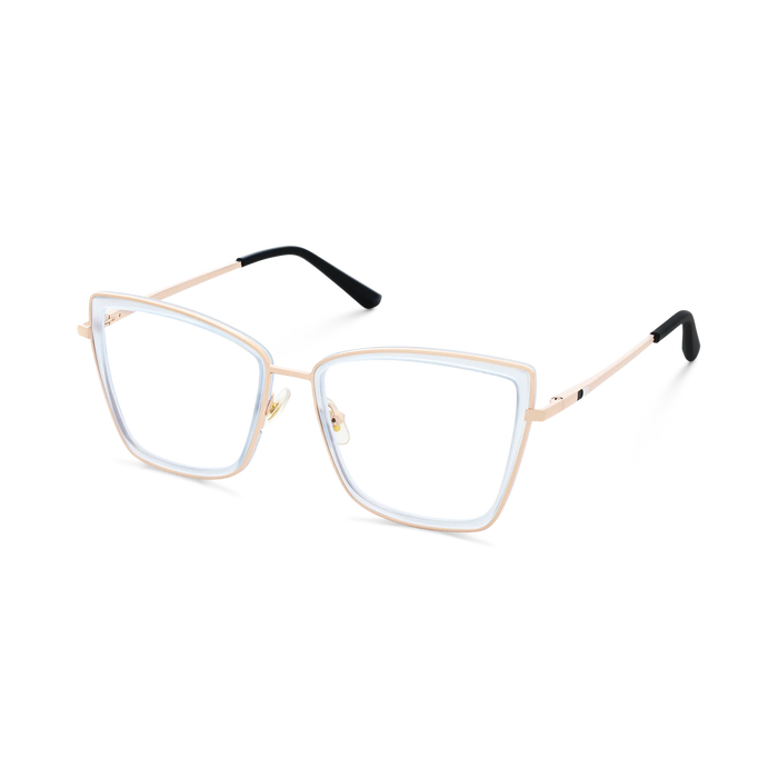 Eydology Alayna Light Blue Women's Cat Eye Glasses 3