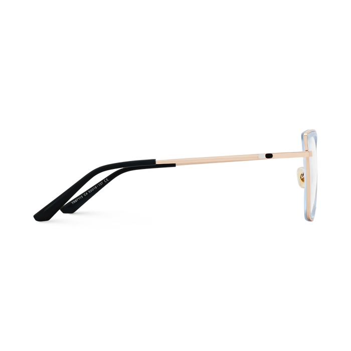 Eydology Alayna Light Blue Women's Cat Eye Glasses 4