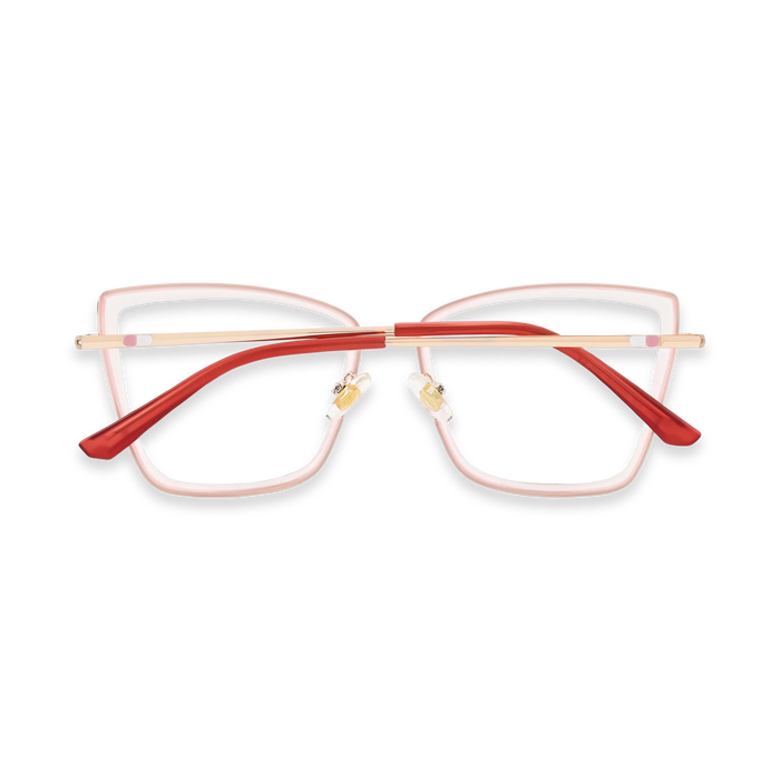 Eydology Alayna Light Pink Women's Cat Eye Glasses 5