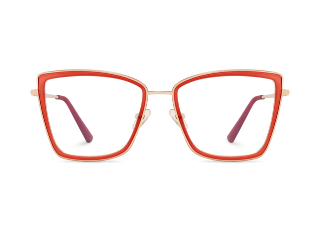 Eydology Alayna Red Women's Cat Eye Glasses 2