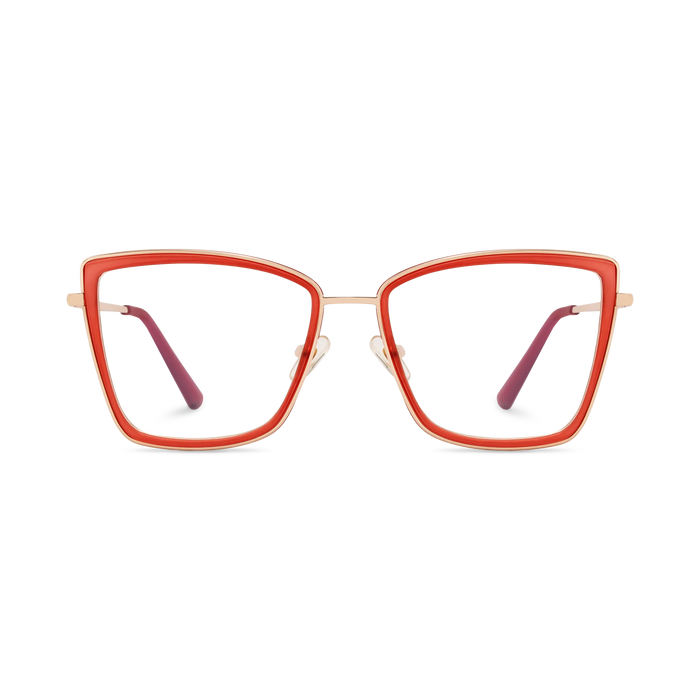 Eydology Alayna Red Women's Cat Eye Glasses 2