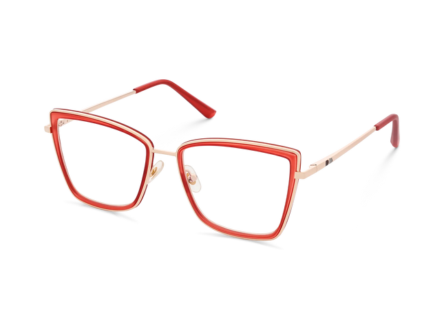 Eydology Alayna Red Women's Cat Eye Glasses 3