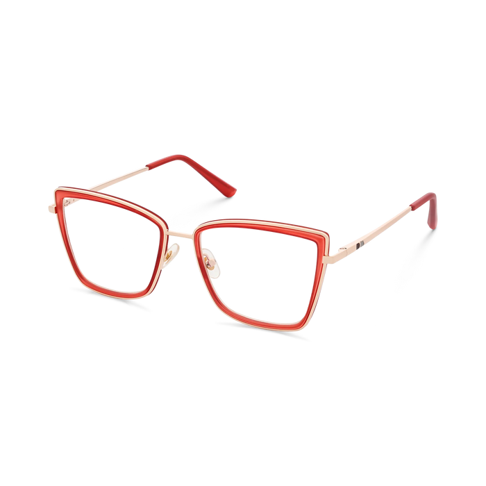 Eydology Alayna Red Women's Cat Eye Glasses 3