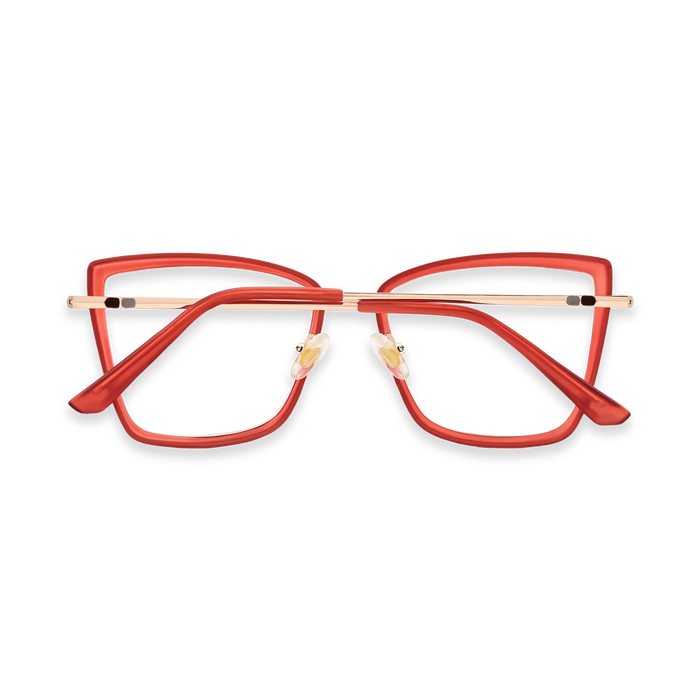 Eydology Alayna Red Women's Cat Eye Glasses 5