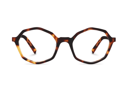 Eydology Aleah Amber Tortoise Glasses 1