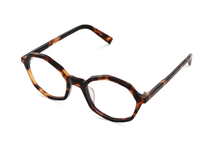 Eydology Aleah Amber Tortoise Glasses 2
