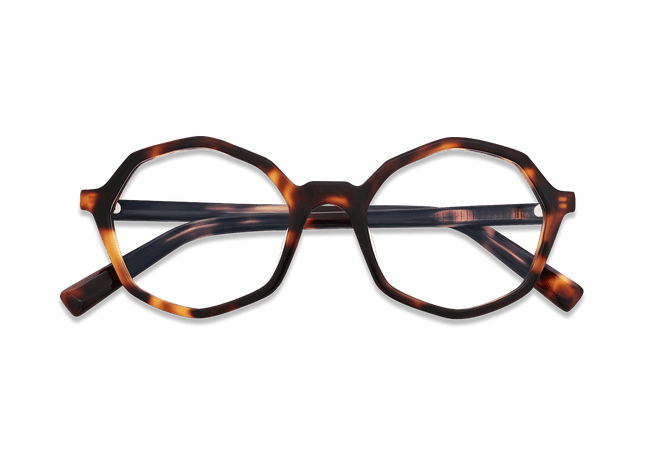 Eydology Aleah Amber Tortoise Glasses 3
