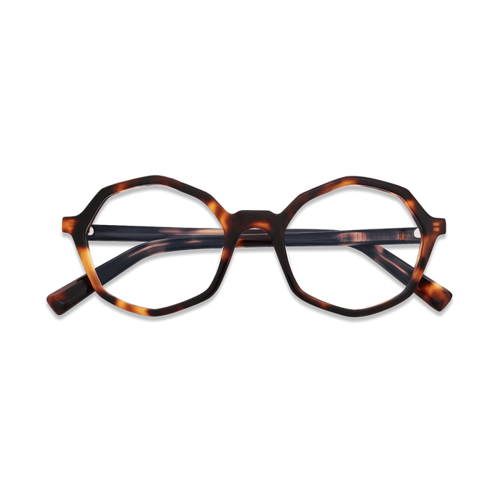 Eydology Aleah Amber Tortoise Glasses 3