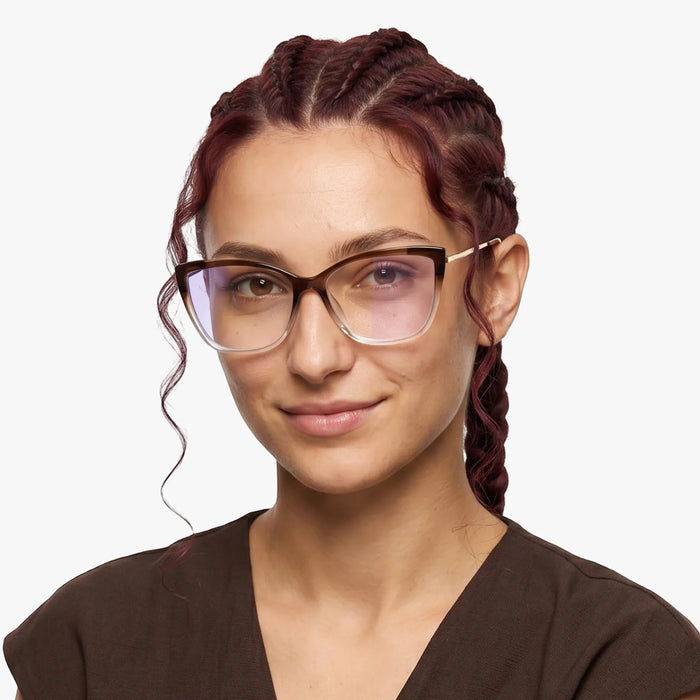 Eydology Alia Brown Gradient Glasses 3