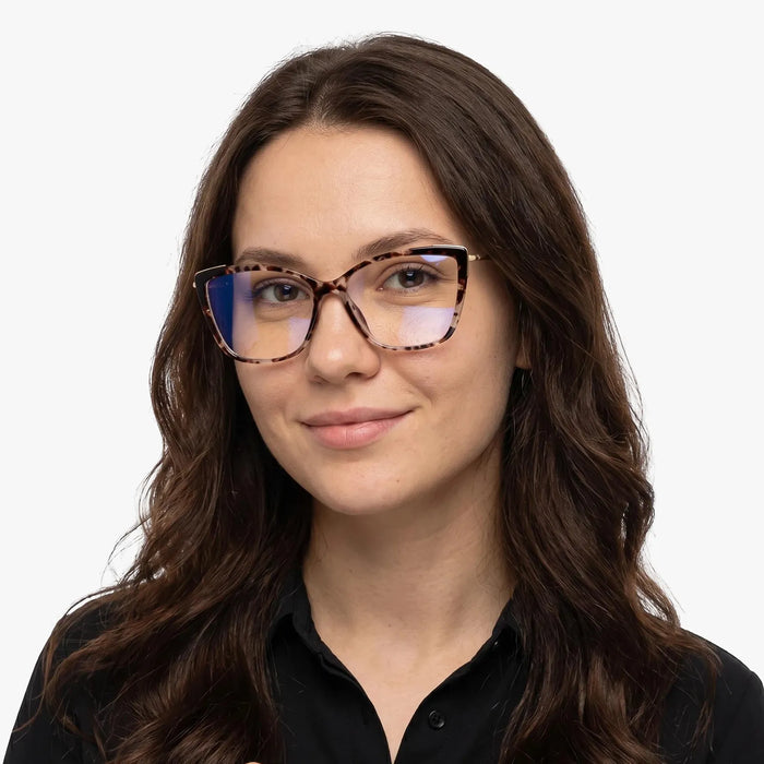 Eydology Alia Cream Tortoise Glasses 3