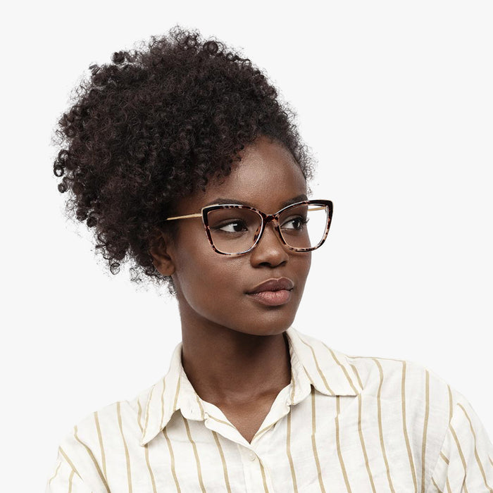 Eydology Alia Cream Tortoise Glasses 4