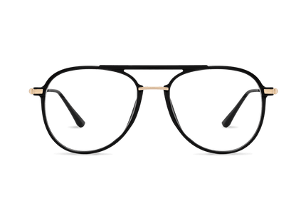 Eydology Aliana Black / Gold Glasses 1