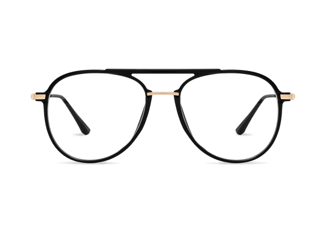 Eydology Aliana Black / Gold Glasses 1
