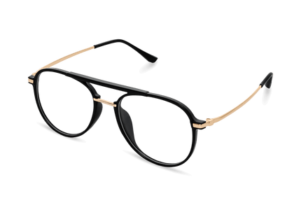 Eydology Aliana Black / Gold Glasses 2