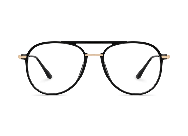 Eydology Aliana Black / Gold Glasses 2
