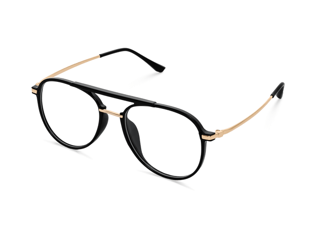 Eydology Aliana Black / Gold Glasses 6