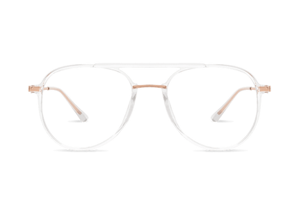 Eydology Aliana Clear/Rose Gold Glasses 1