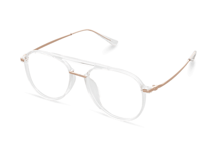 Eydology Aliana Clear/Rose Gold Glasses 2