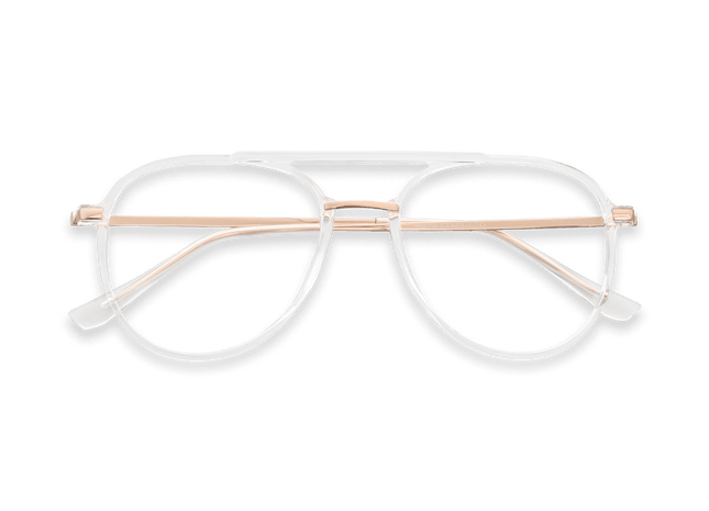 Eydology Aliana Clear/Rose Gold Glasses 2