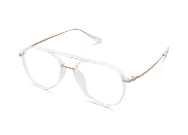 Eydology Aliana Clear/Rose Gold Glasses 6
