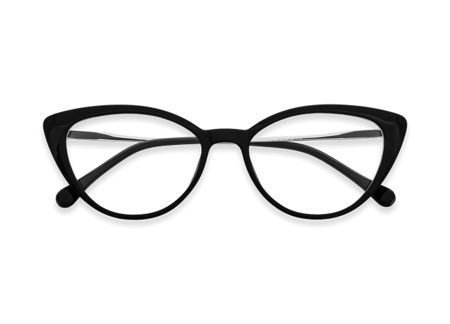 Eydology Alina Black/Silver Glasses 1