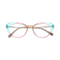 Eydology Alina Clear Brown Pink Blue /Silver Glasses 1
