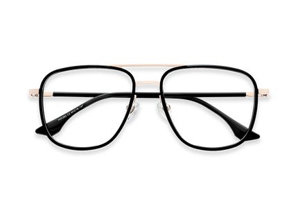 Eydology Alistair Black/Light Gold Glasses 1