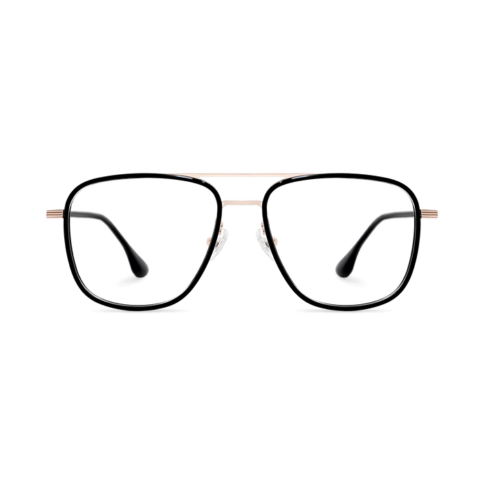 Eydology Alistair Black/Light Gold Glasses 2