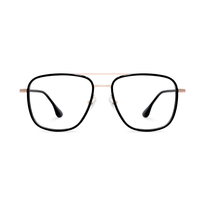 Eydology Alistair Black/Light Gold Glasses 2