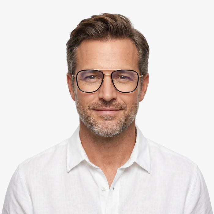Eydology Alistair Black/Light Gold Glasses 3