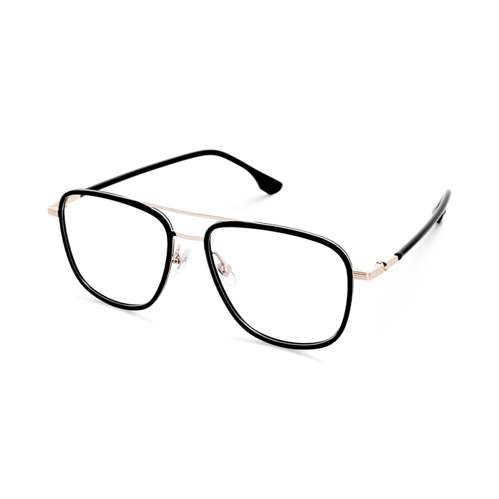 Eydology Alistair Black/Light Gold Glasses 5
