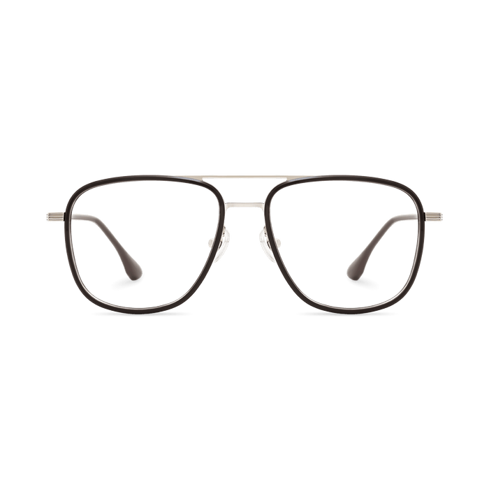 Eydology Alistair Dark Brown/Silver Glasses 2