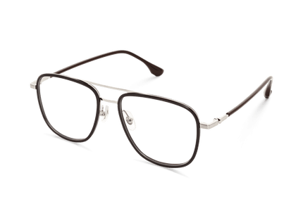 Eydology Alistair Dark Brown/Silver Glasses 3