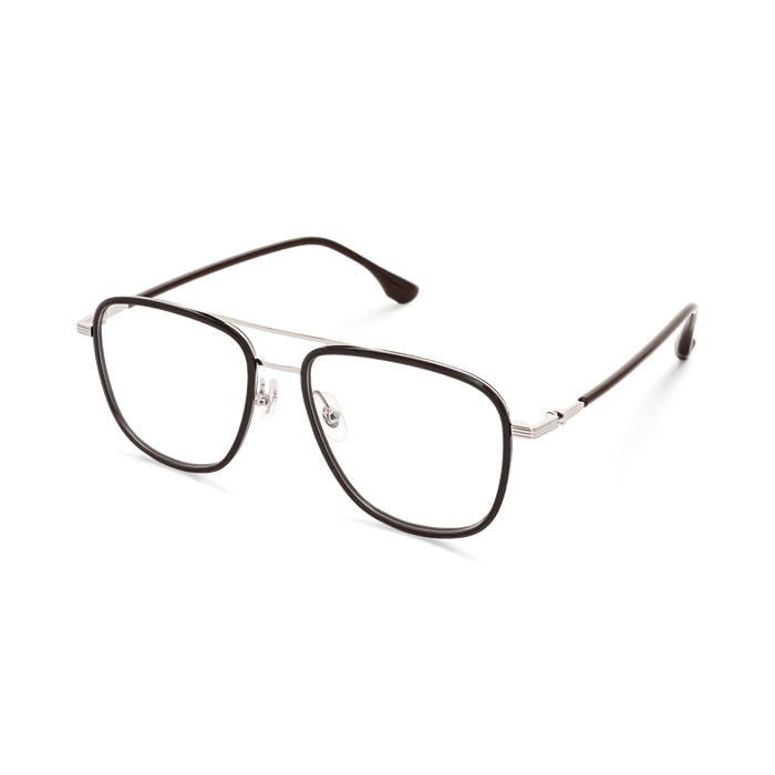 Eydology Alistair Dark Brown/Silver Glasses 5